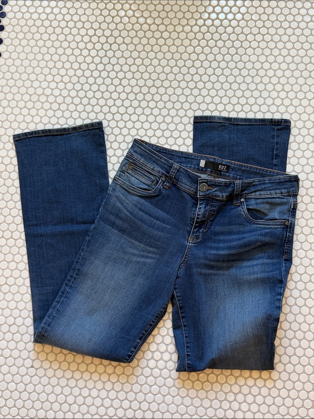 Kut from the Kloth Indigo Blue Bootcut Jeans
